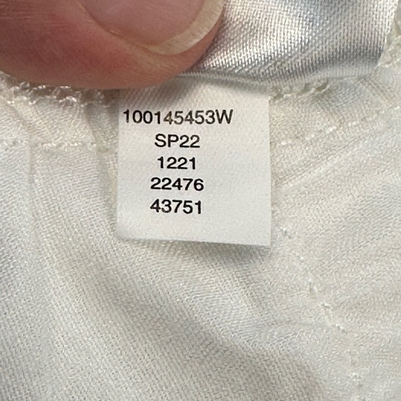 INC Denim High Rise Straight Leg Jeans - White - size 14W - Picture 12 of 12